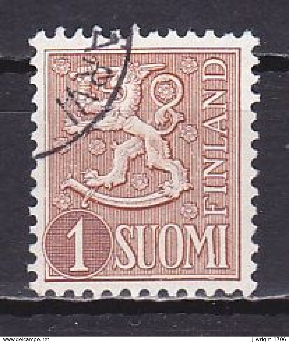 Finland, 1954, Lion, 1mk, USED - Gebruikt