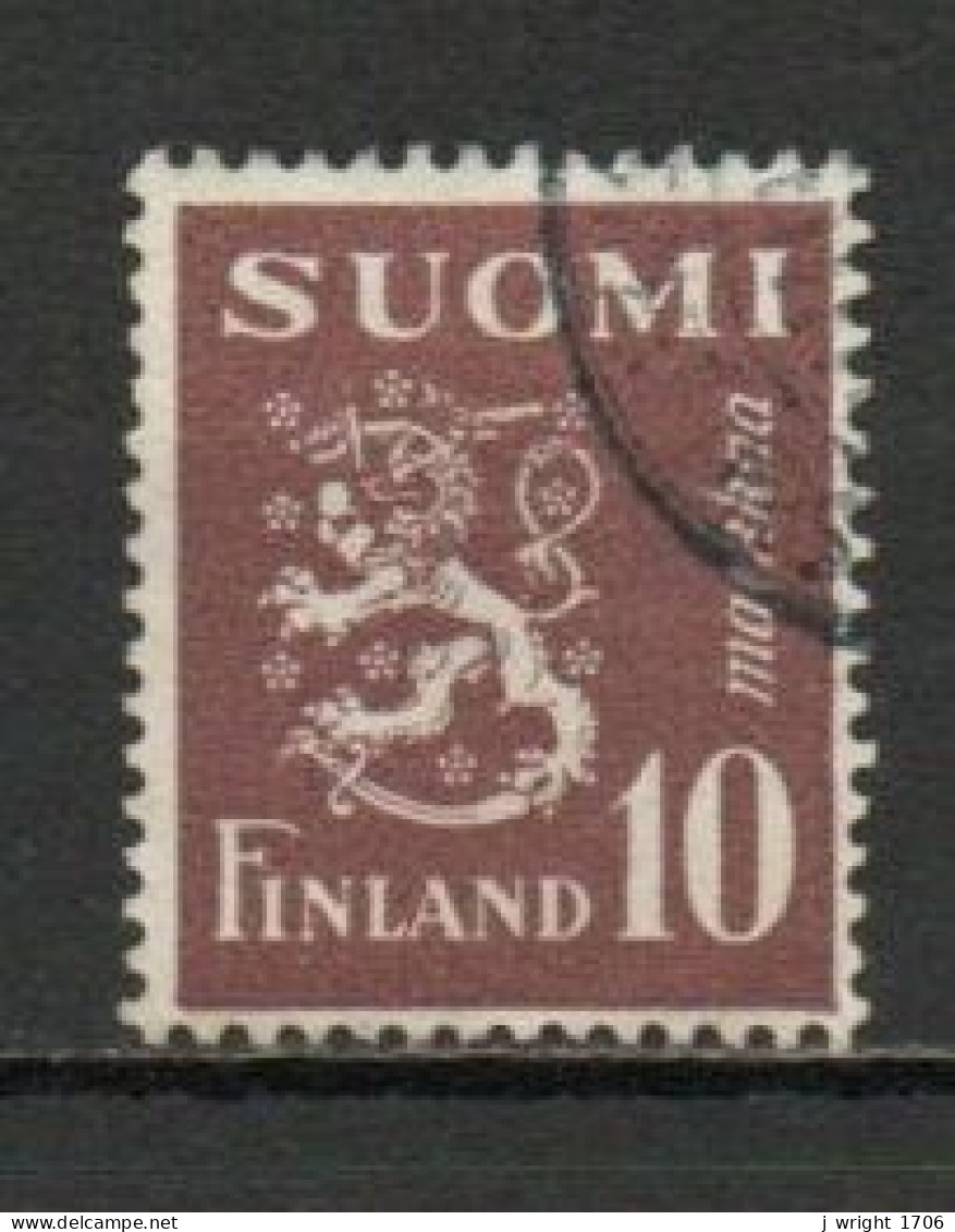 Finland, 1950, Lion, 10mk, USED - Oblitérés