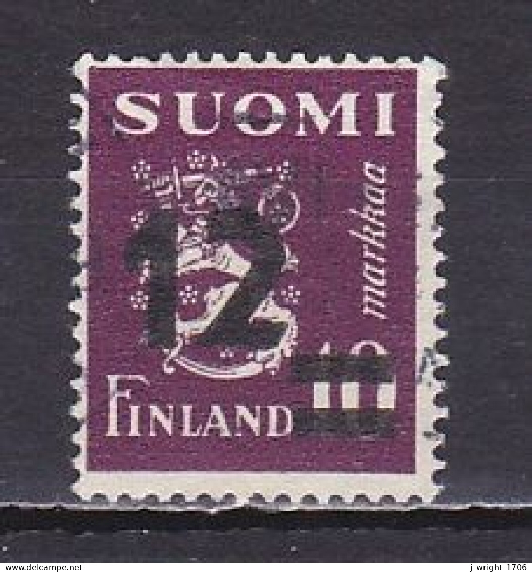 Finland, 1948, Lion/Surcharge, 12mk On 10mk, USED - Usati