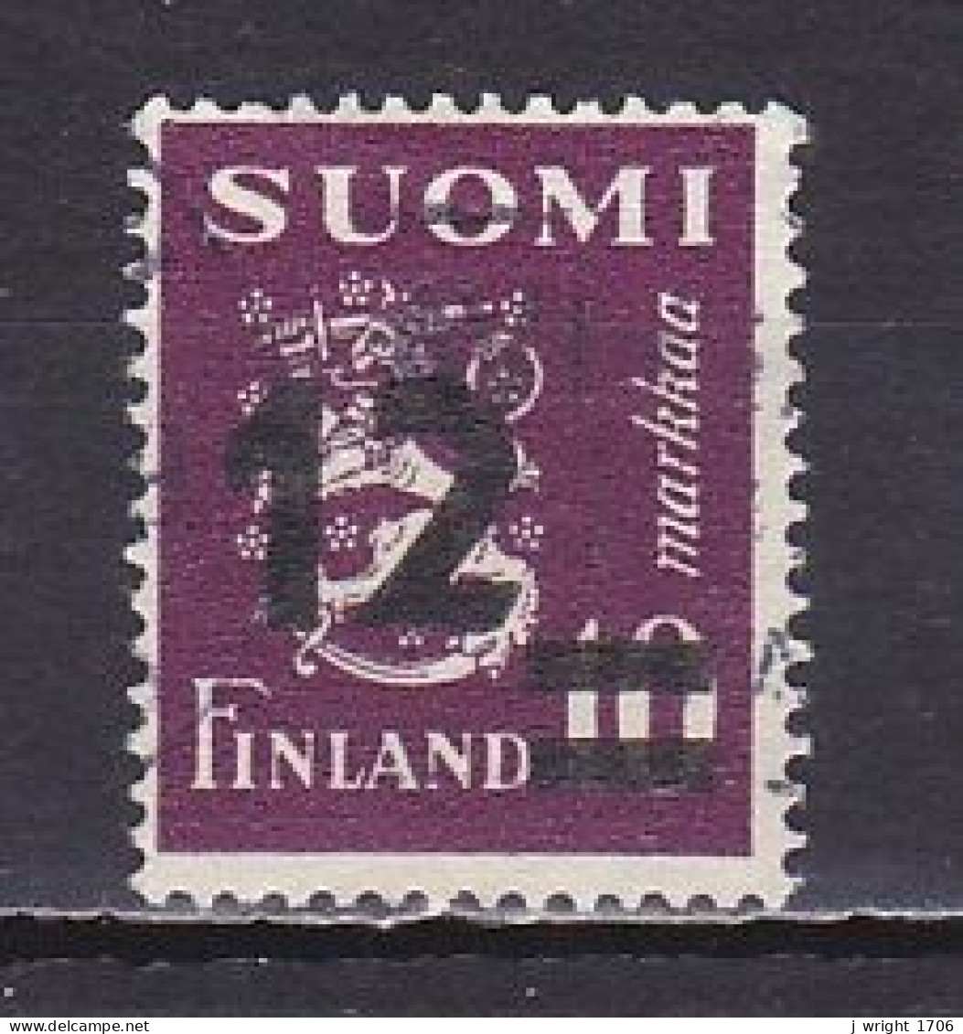 Finland, 1948, Lion/Surcharge, 12mk On 10mk, USED - Used Stamps
