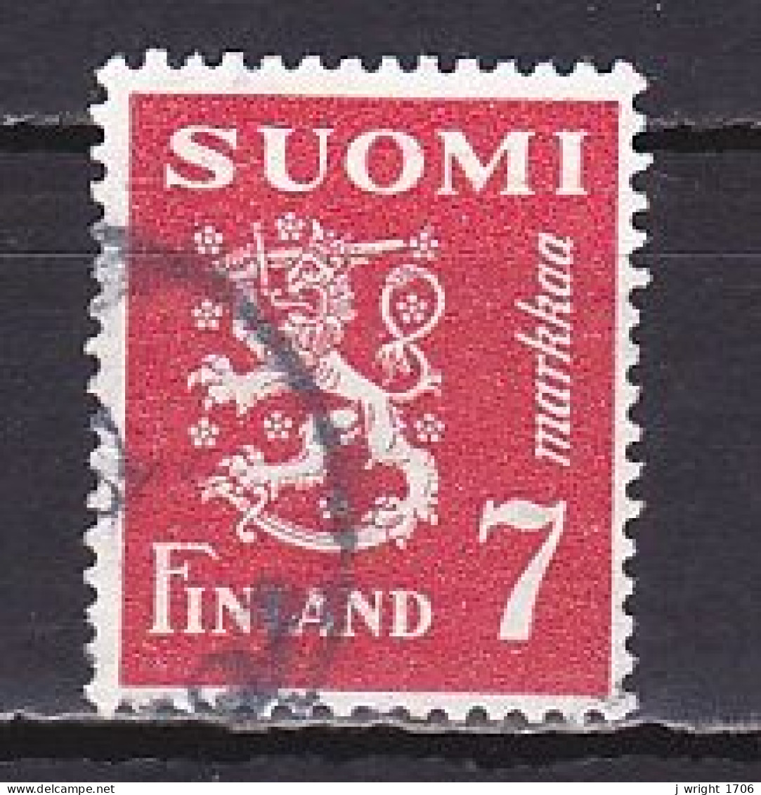 Finland, 1947, Lion, 7mk, USED - Gebruikt