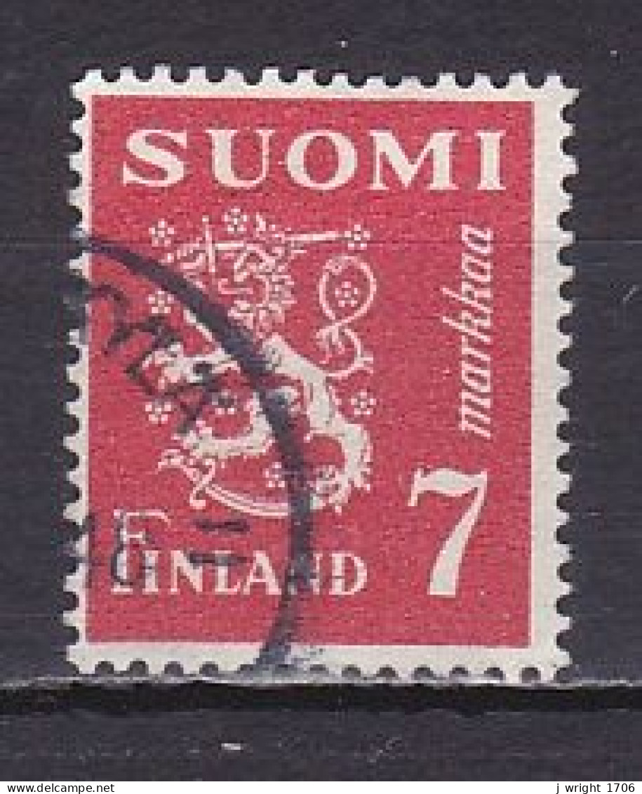 Finland, 1947, Lion, 7mk, USED - Used Stamps