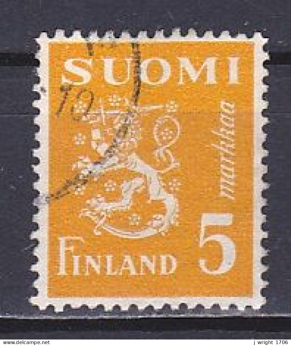 Finland, 1946, Lion, 5mk, USED - Gebraucht