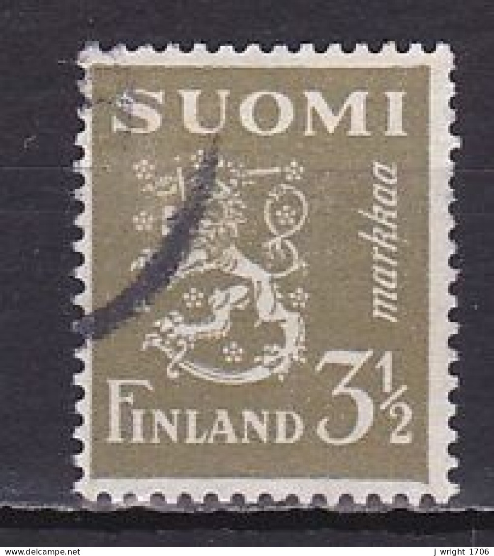 Finland, 1942, Lion, 3½mk, USED - Gebruikt