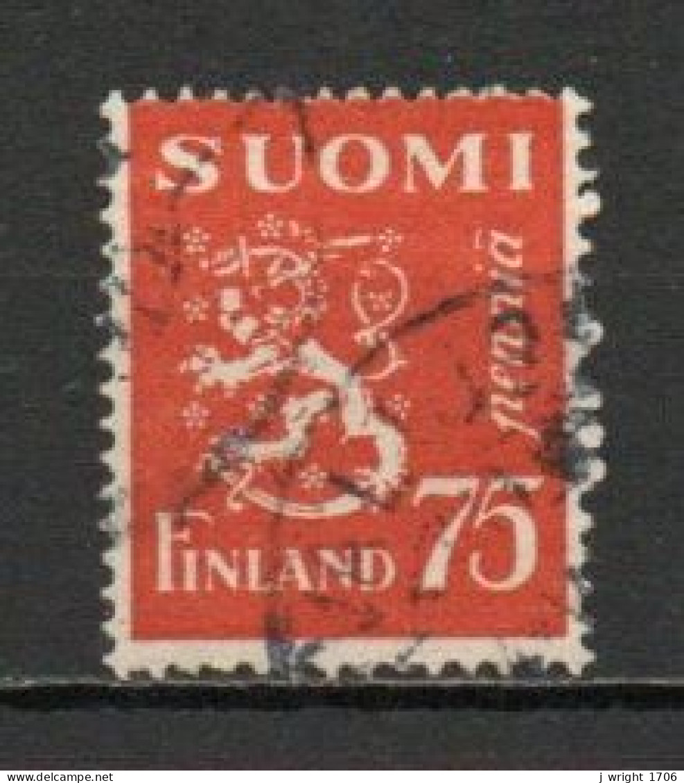 Finland, 1942, Lion, 75p, USED - Used Stamps