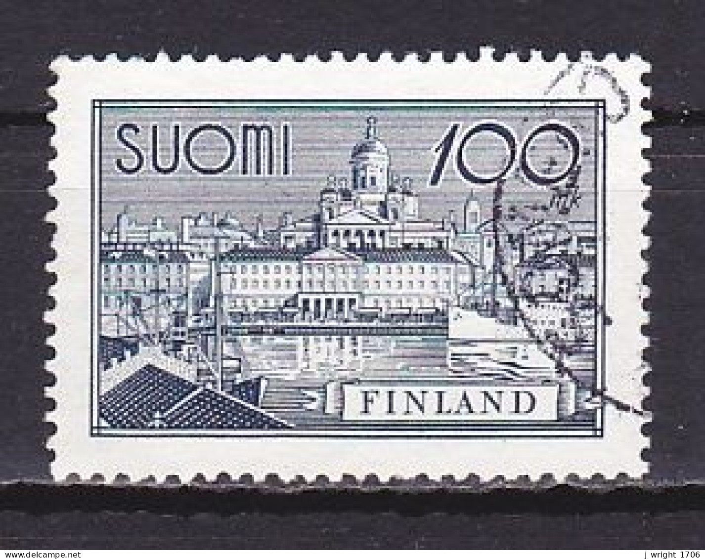 Finland, 1942, Helsinki Harbour, 100mk, USED - Oblitérés