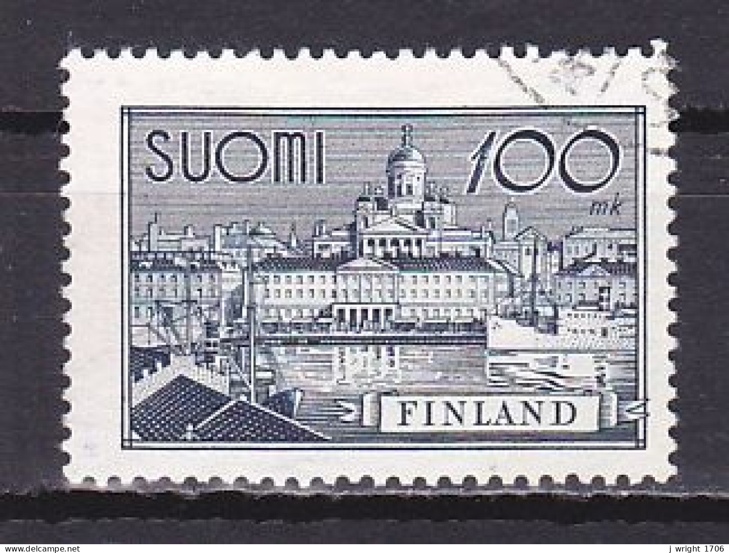 Finland, 1942, Helsinki Harbour, 100mk, USED - Oblitérés