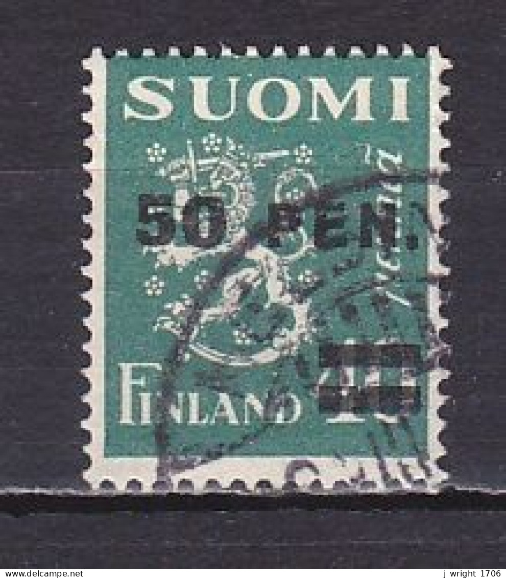 Finland, 1931, Lion/Surcharge, 50p On 40p, USED - Oblitérés
