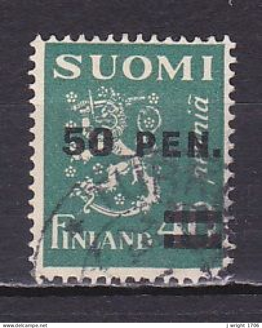 Finland, 1931, Lion/Surcharge, 50p On 40p, USED - Usati