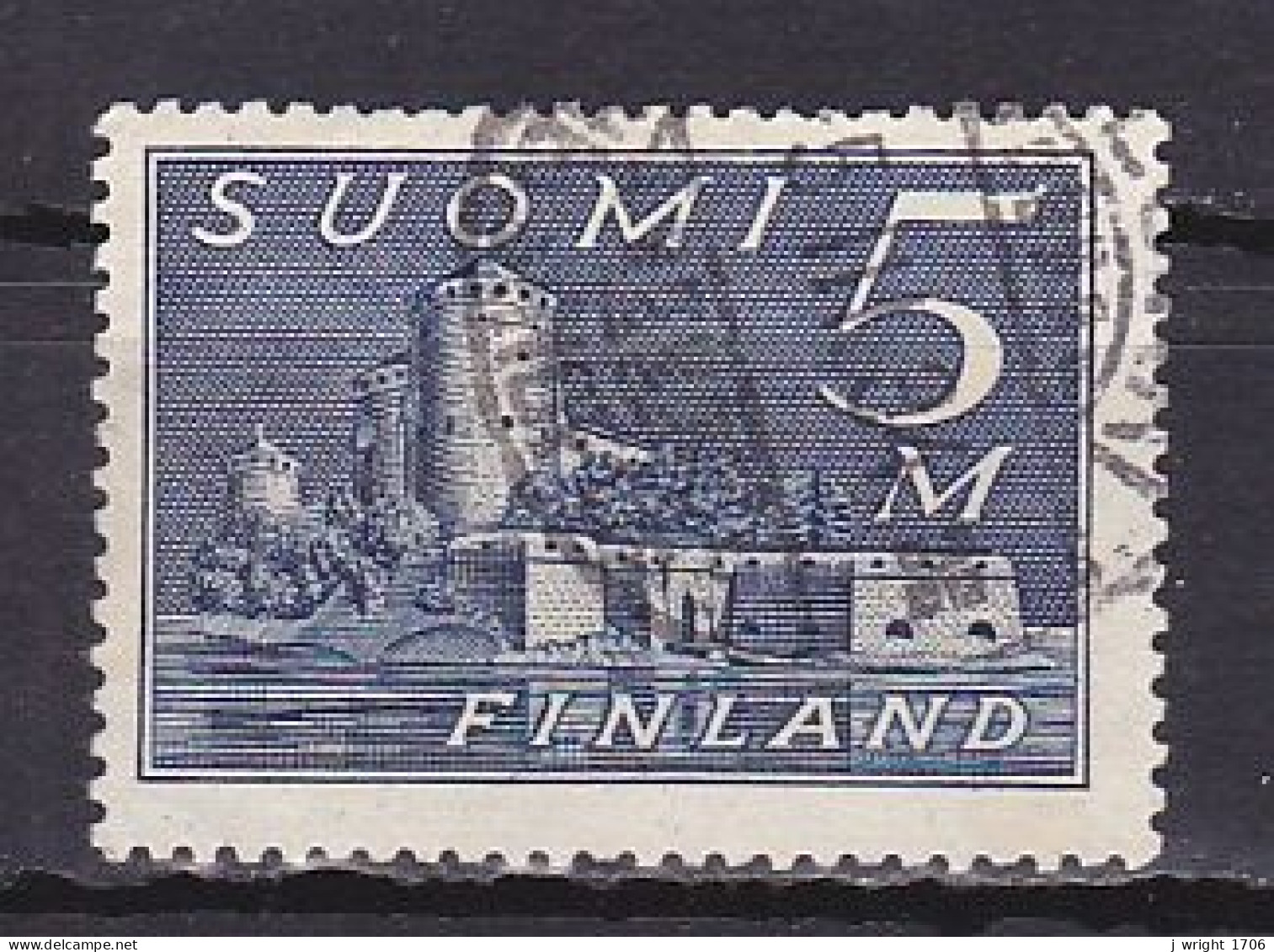 Finland, 1930, Olavinlinna Castle, 5mk, USED - Usados