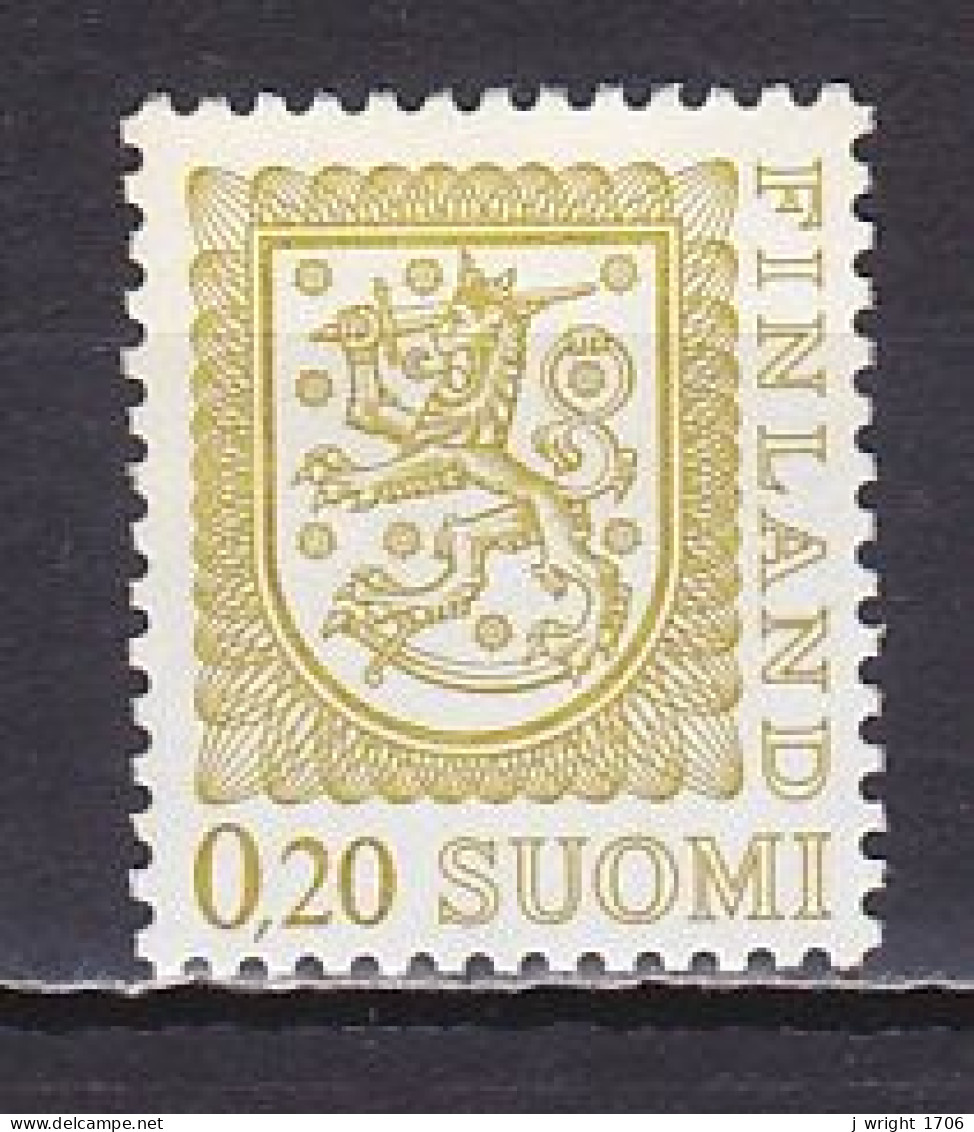 Finland, 1977, Coat Of Arms, 0.20mk, UNUSED NO GUM - Unused Stamps