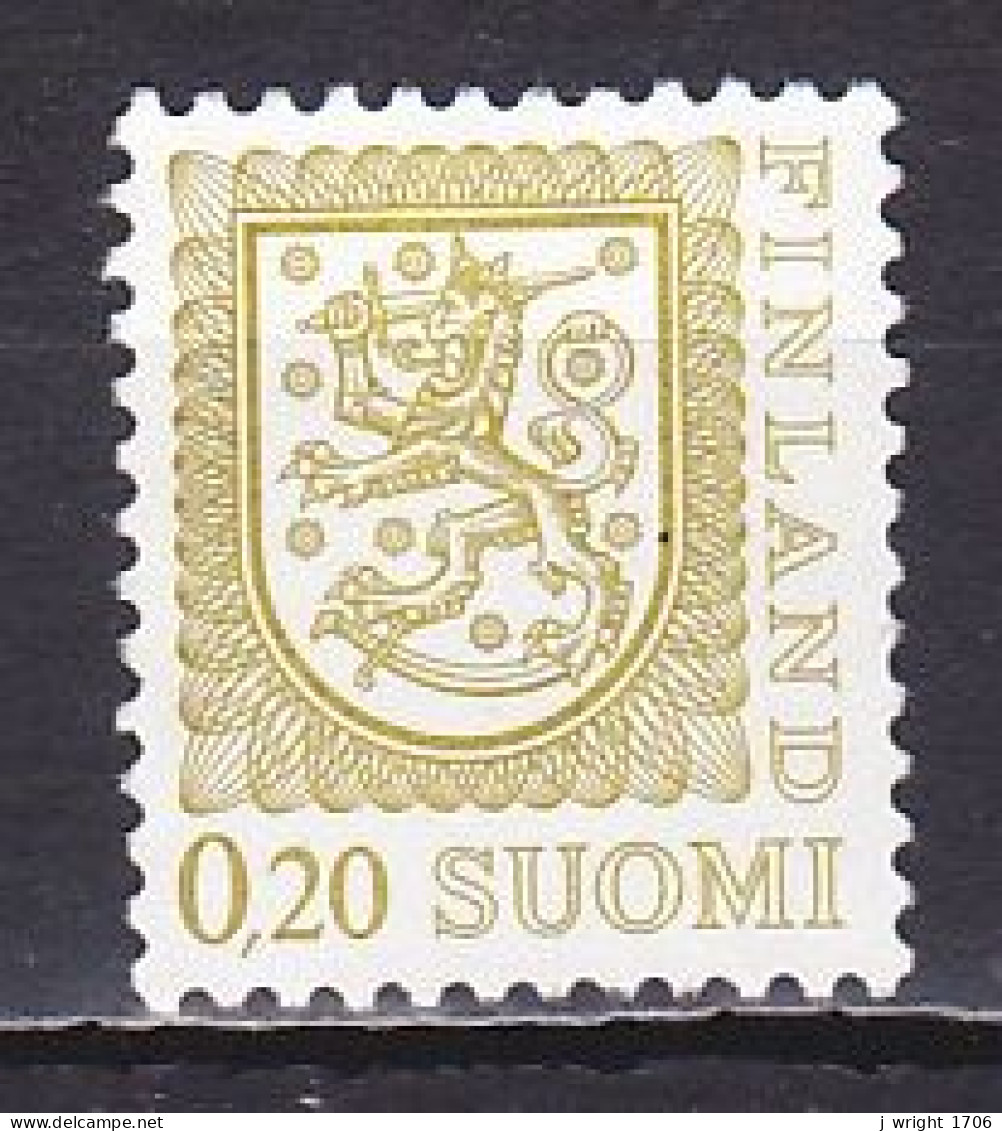 Finland, 1977, Coat Of Arms, 0.20mk, UNUSED NO GUM - Unused Stamps