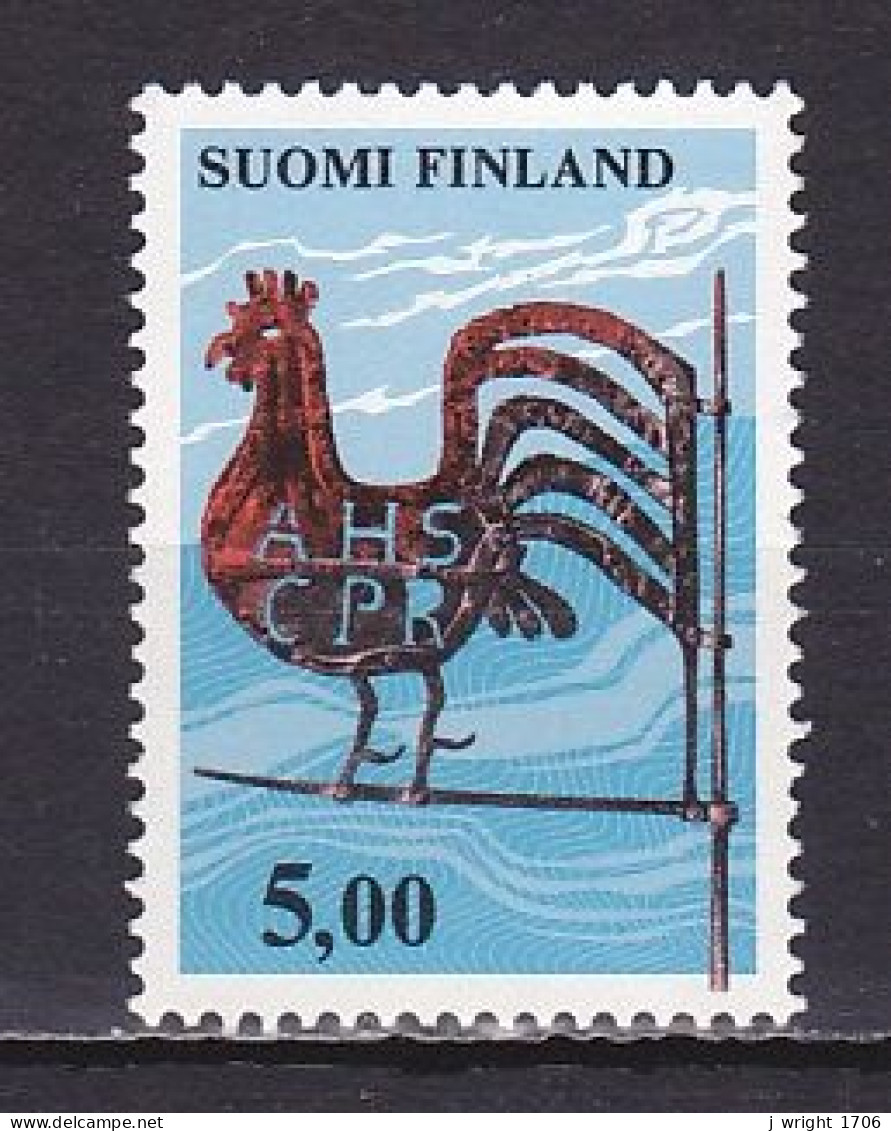 Finland, 1977, Weather Cock, 5.00mk, UNUSED NO GUM - Unused Stamps