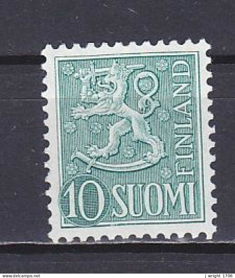 Finland, 1954, Lion, 10mk, UNUSED NO GUM - Unused Stamps