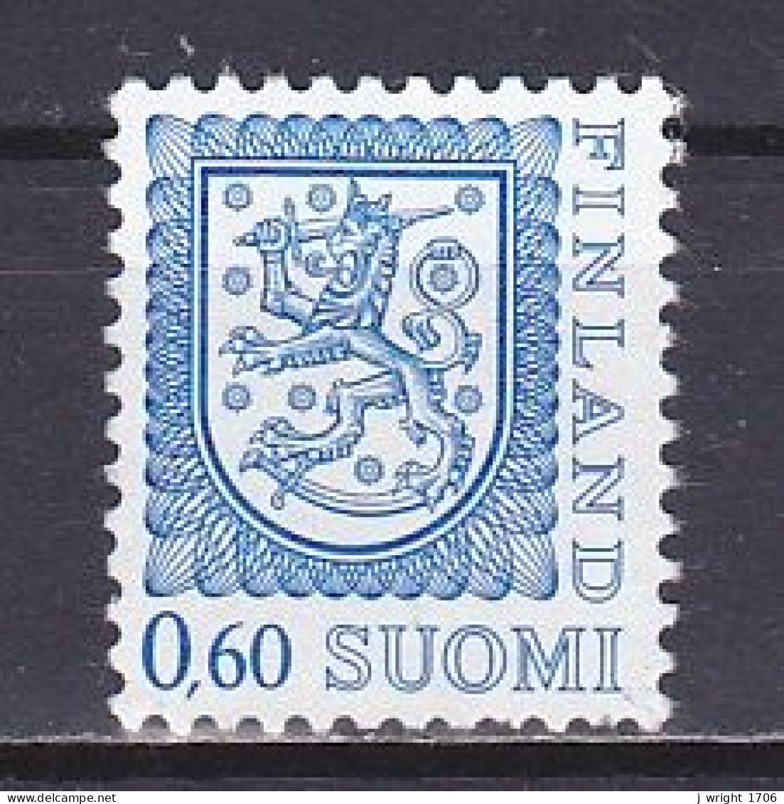 Finland, 1975, Coat Of Arms, 0.60mk, UNUSED NO GUM - Unused Stamps