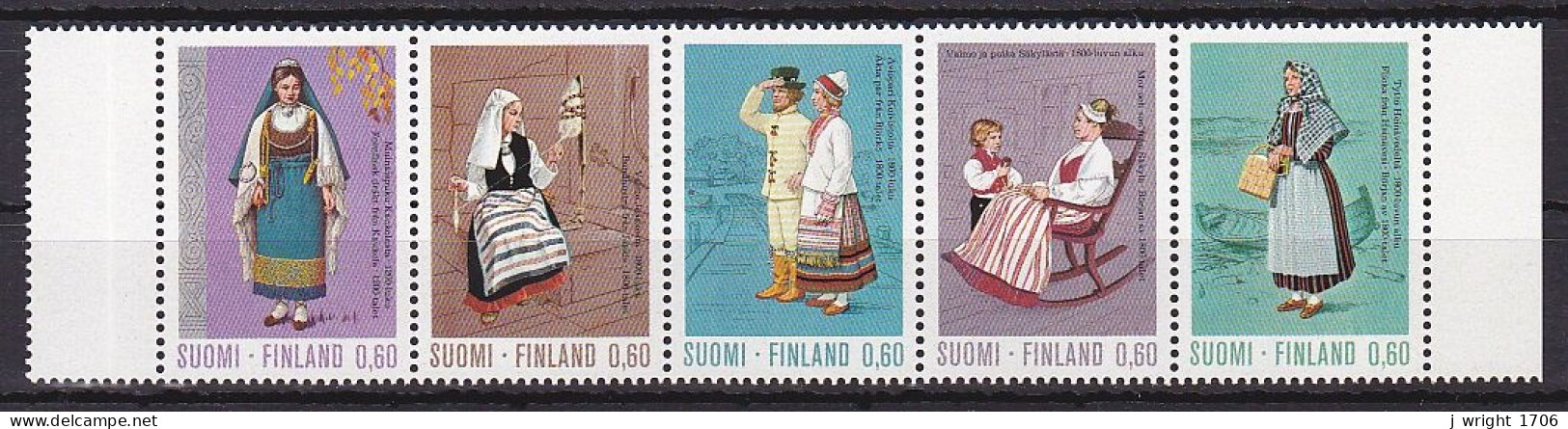 Finland, 1973, Regional Costumes, Set, MNH - Unused Stamps