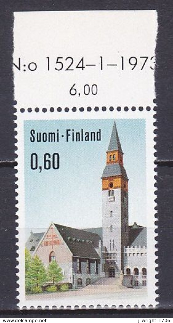 Finland, 1973, National Museum/Normal Paper, 0.60mk, MNH - Unused Stamps