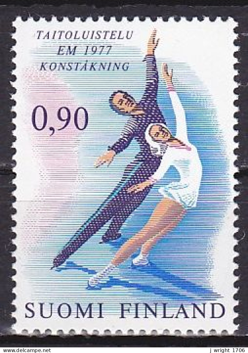 Finland, 1976, European Figureskating Championships, 0.90mk, MNH - Nuevos