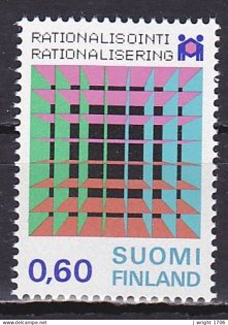 Finland, 1974, Rationalization Year, 0.60mk, MNH - Unused Stamps