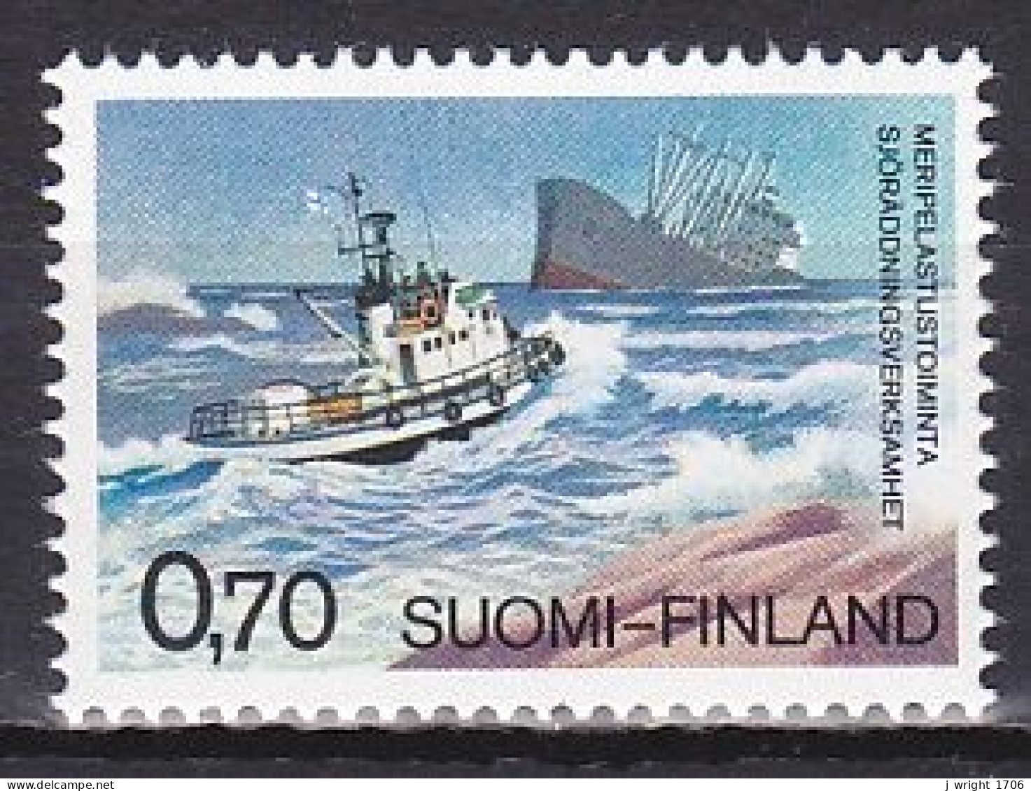 Finland, 1975, International Salvage Conf, 0.90mk, MNH - Ungebraucht