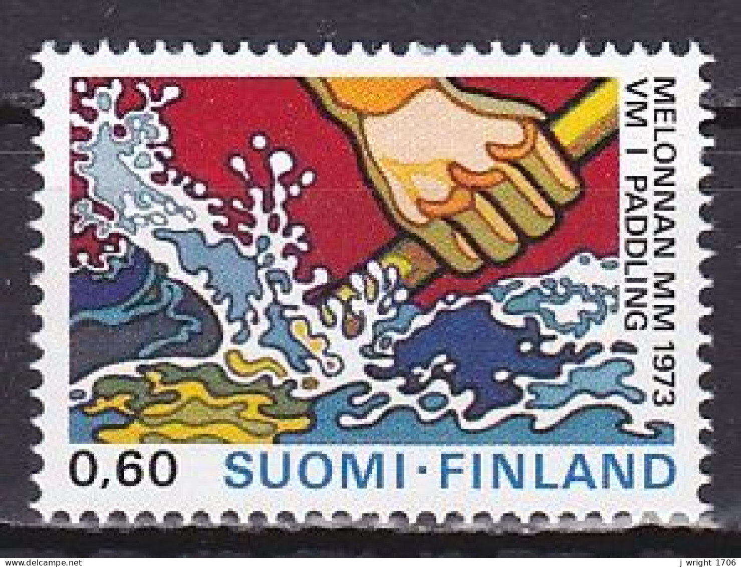 Finland, 1973, World Canoeing Championships, 0.60mk, MNH - Unused Stamps