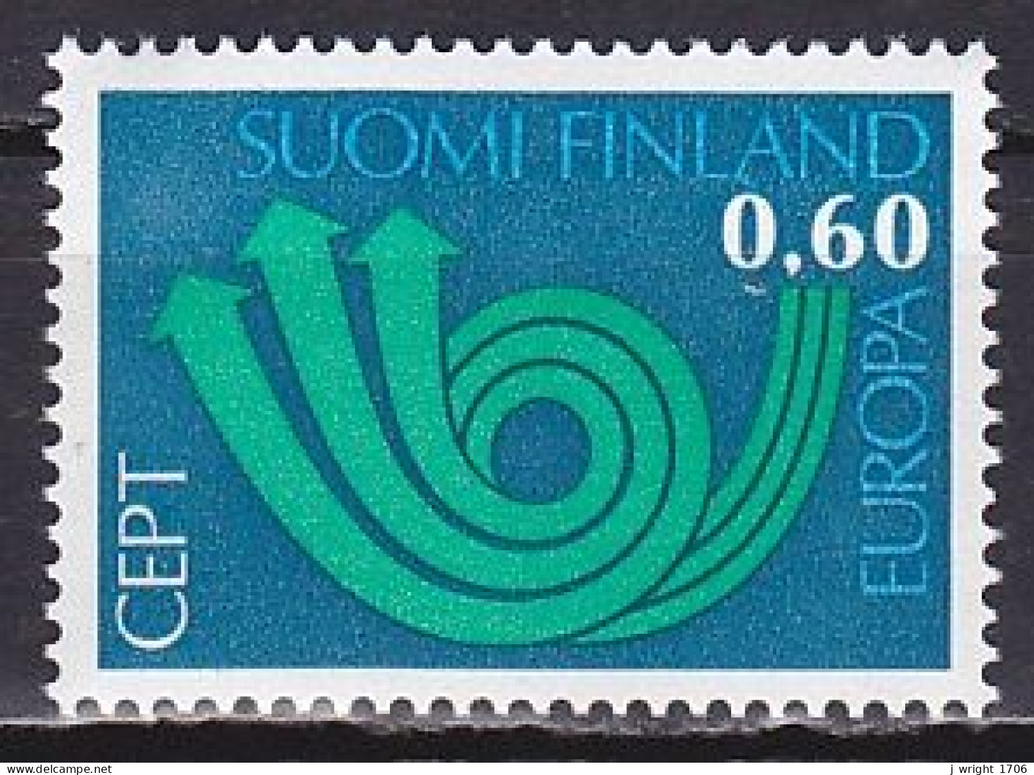 Finland, 1973, Europa CEPT, 0.60mk, MNH - Nuevos