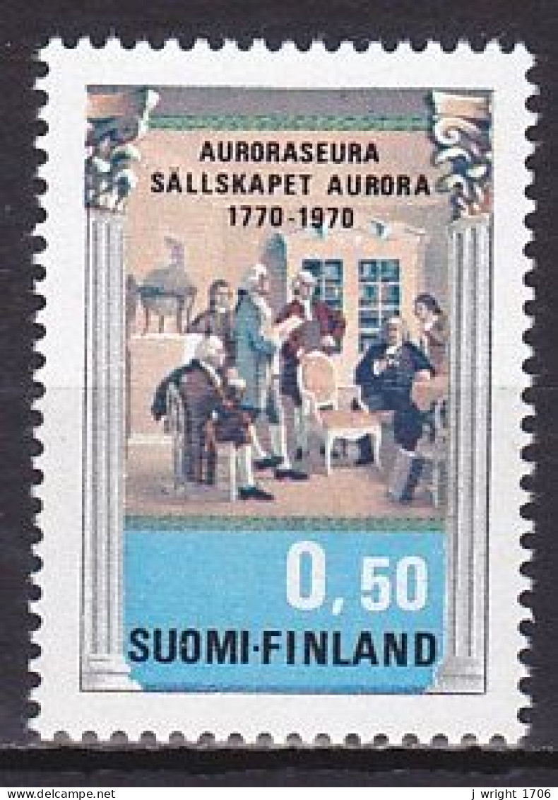 Finland, 1970, Aurora Society Bicentenary, 0.50mk, MNH - Unused Stamps