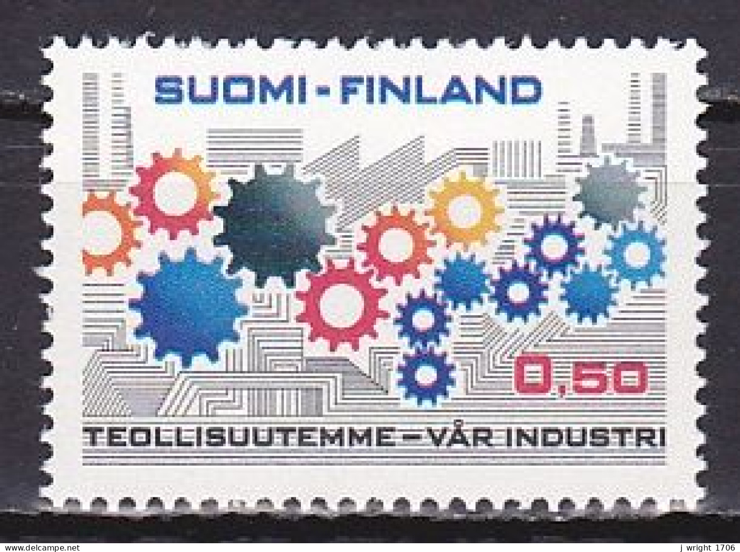 Finland, 1971, Finnish Industry, 0.50mk, MNH - Unused Stamps