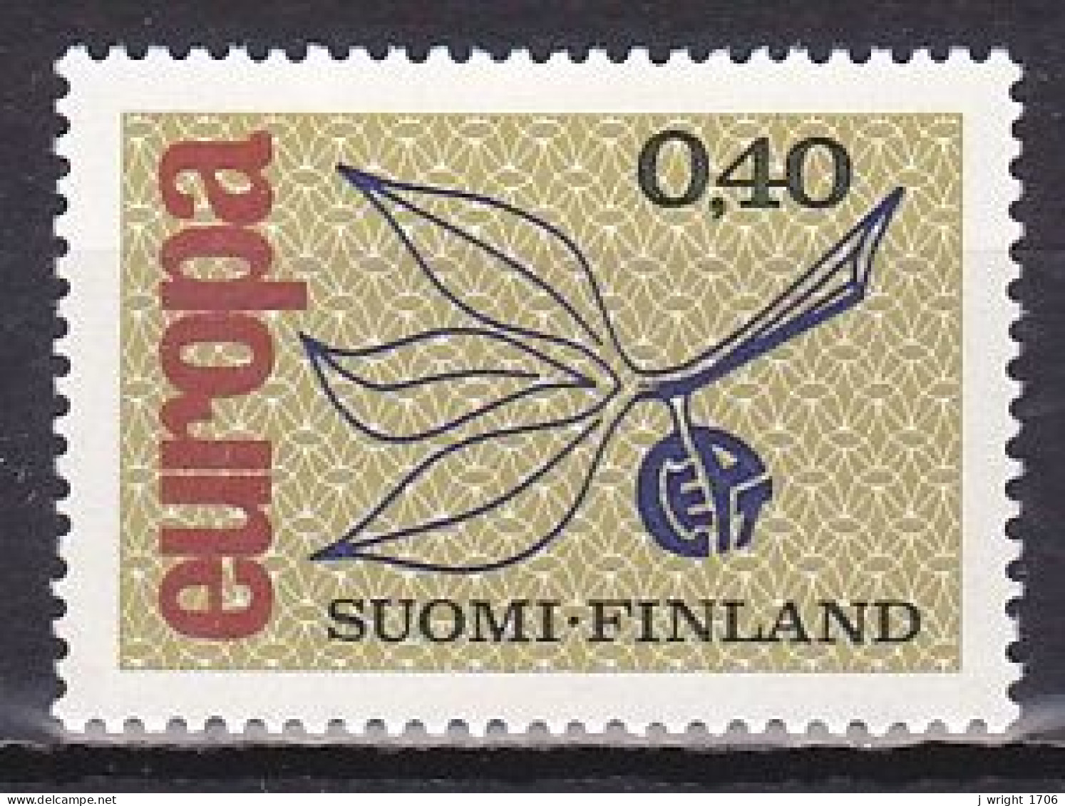 Finland, 1965, Europa CEPT, 0.40mk, MNH - Ungebraucht