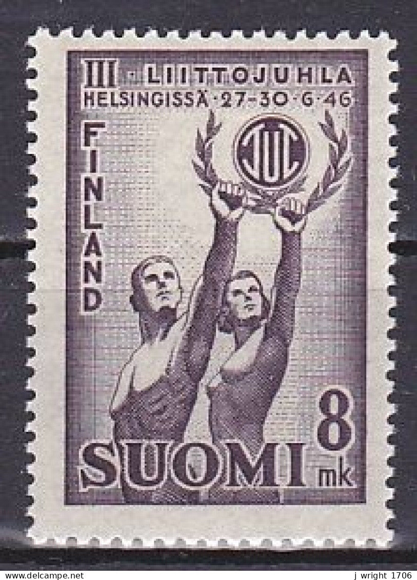 Finland, 1946, National Sports Festival, 8mk, MNH - Used Stamps