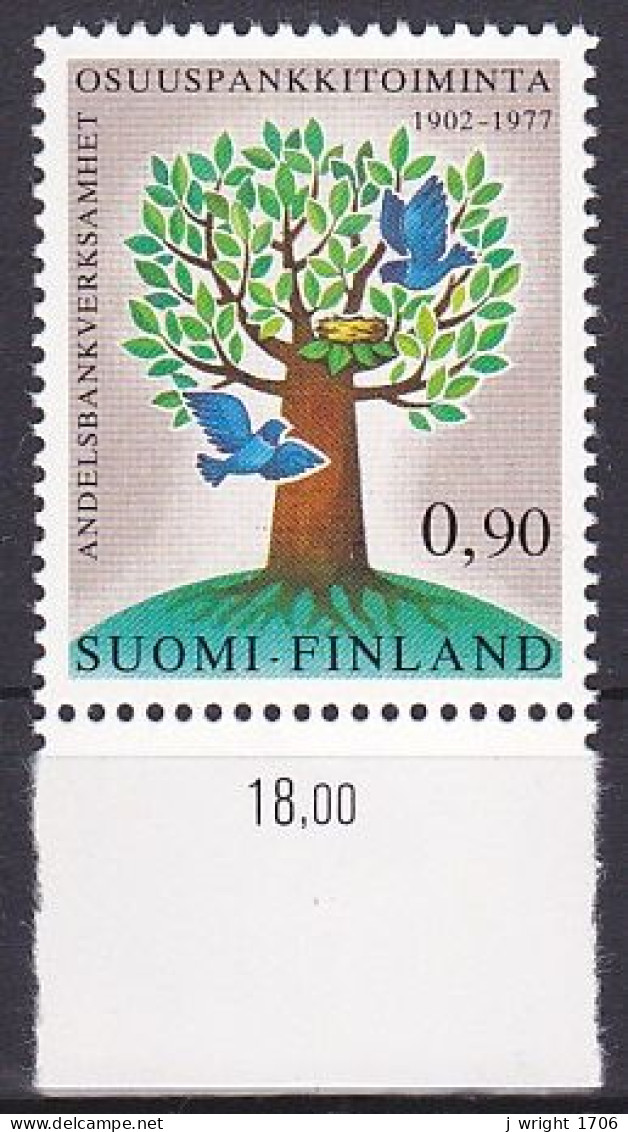 Finland, 1977, Co-operative Banks, 0.90mk, MNH - Neufs