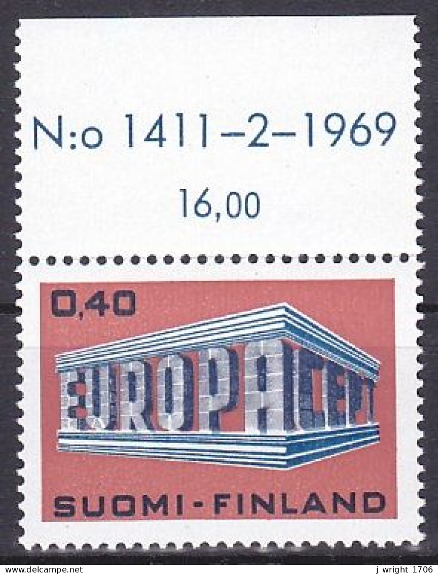 Finland, 1969, Europa CEPT, 0.40mk, MNH - Nuovi