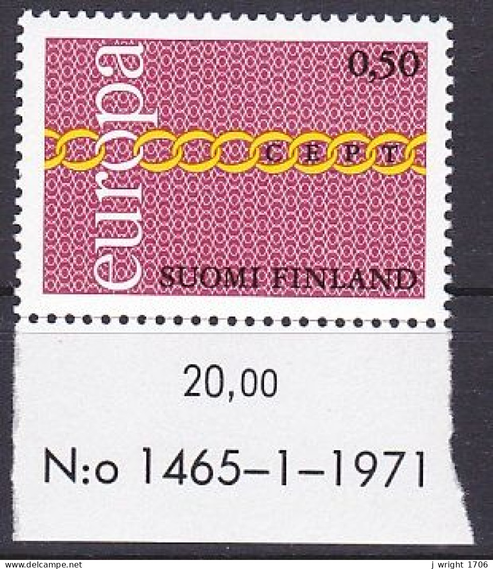 Finland, 1971, Europa CEPT, 0.50mk, MNH - Unused Stamps