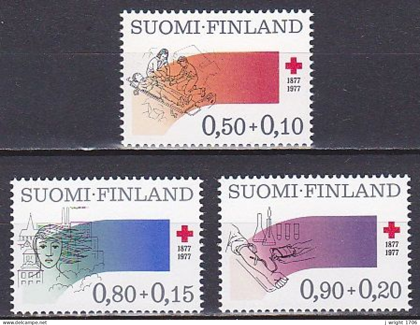 Finland, 1977, Prevention Of Tuberculosis, Set, MNH - Ungebraucht