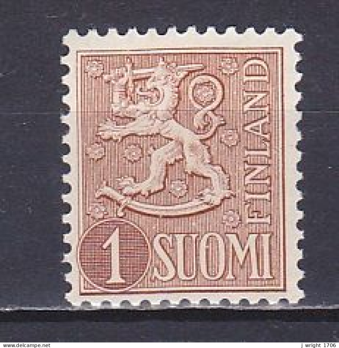 Finland, 1954, Lion, 1mk, MNH - Ongebruikt