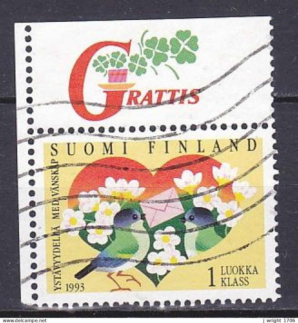 Finland, 1993, Friendship, 1st Class, USED - Gebraucht