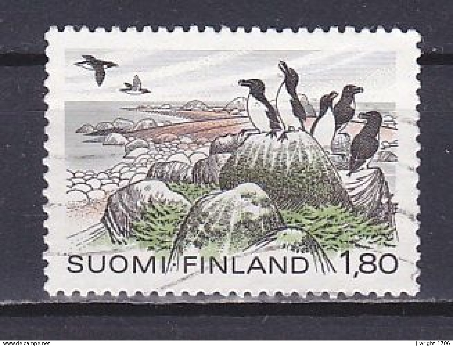 Finland, 1983, National Parks/Eastern Gulf, 1.80mk, USED - Gebruikt