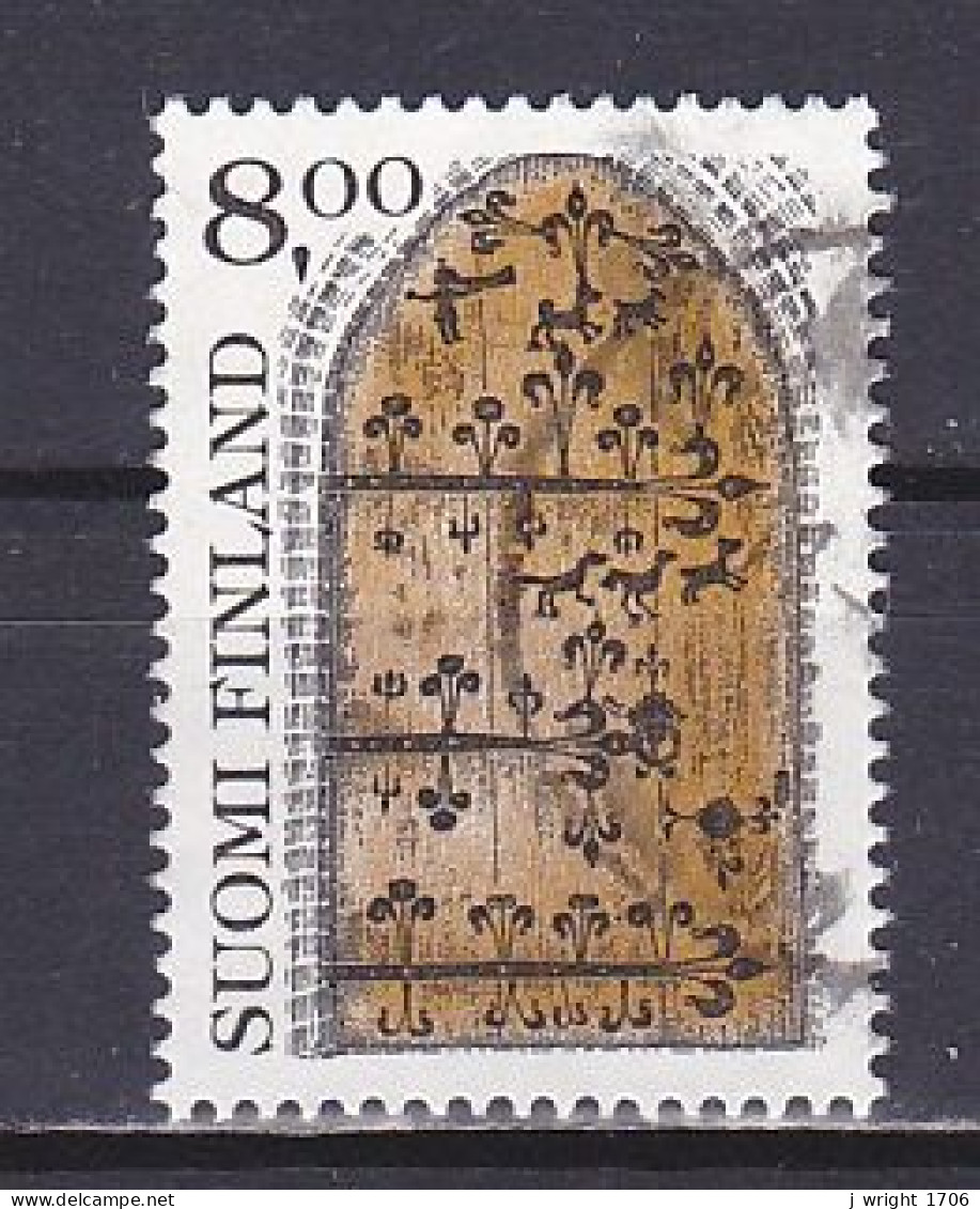 Finland, 1983, Folk Art/Hollola Church Door, 8.00mk, USED - Used Stamps