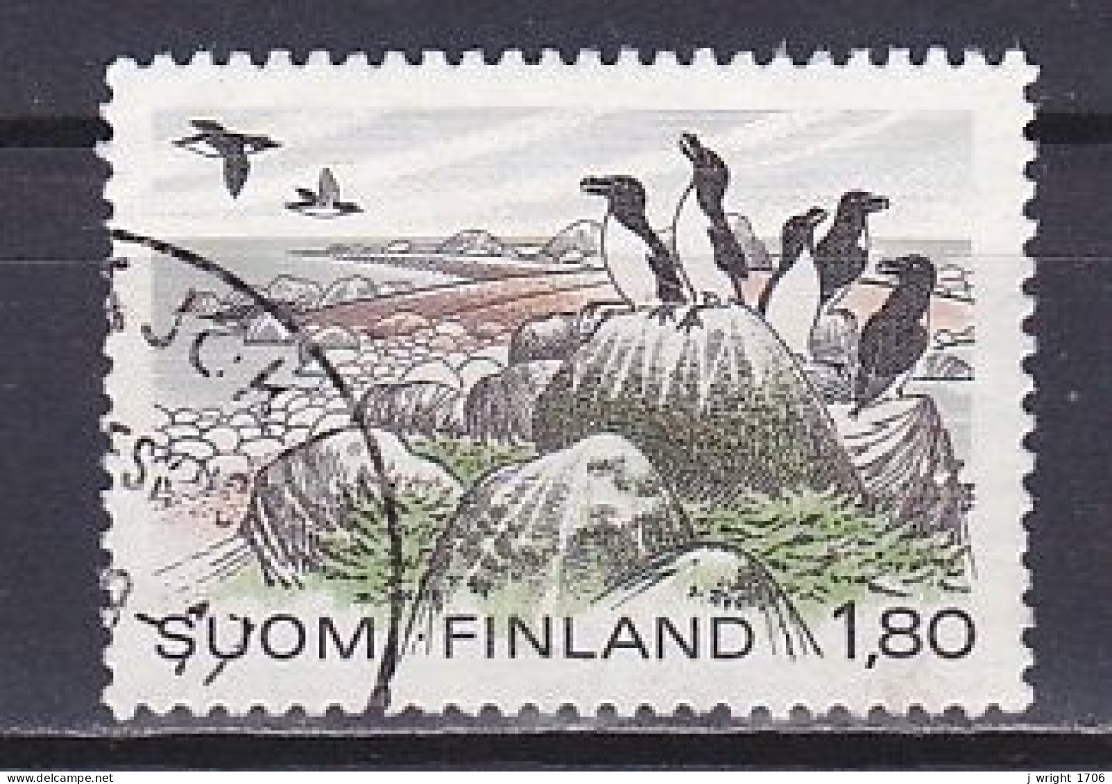 Finland, 1983, National Parks/Eastern Gulf, 1.80mk, USED - Gebruikt