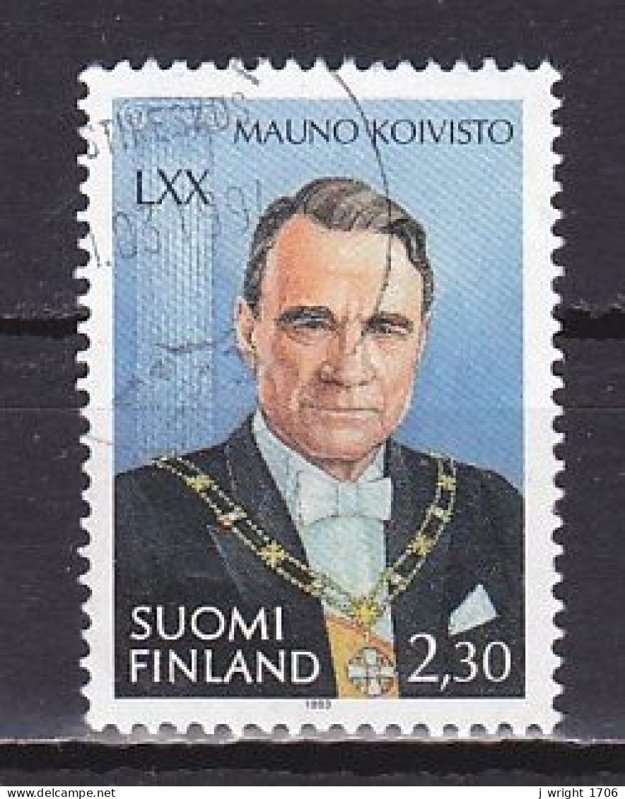 Finland, 1993, Pres. Mauno Koivisto, 2.30mk, USED - Oblitérés