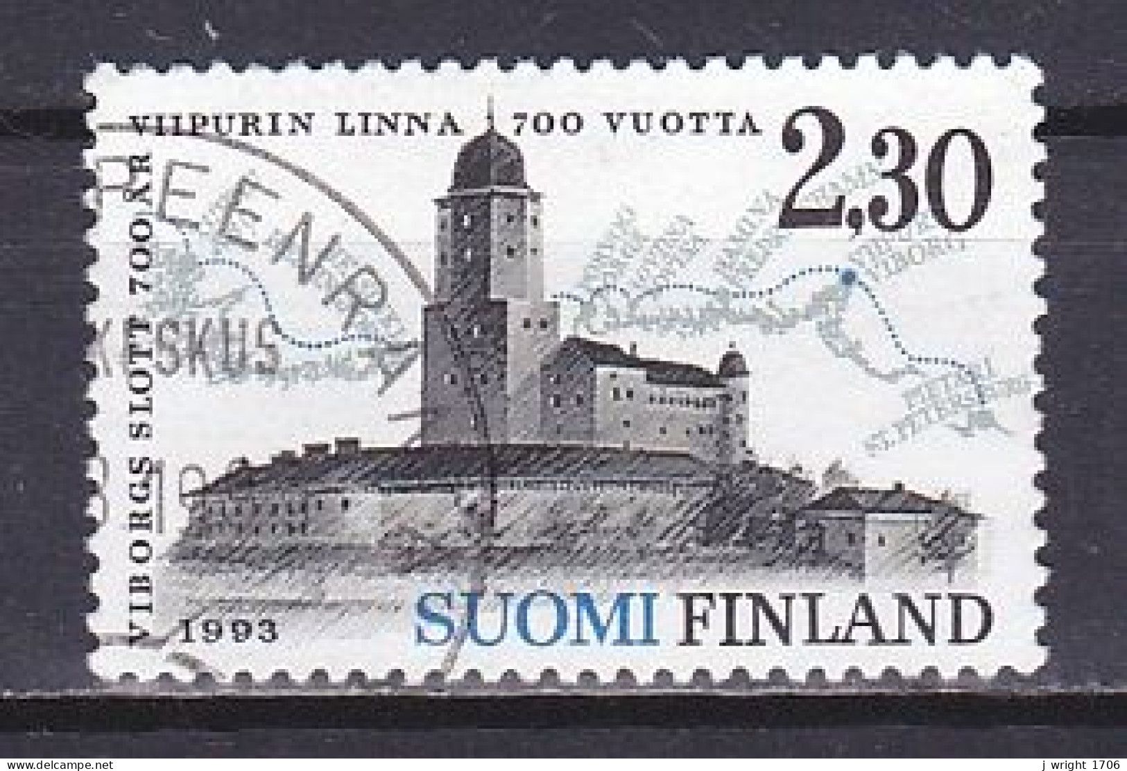 Finland, 1993, Vyborg/Viborg Castle 700th Anniv, USED - Usati