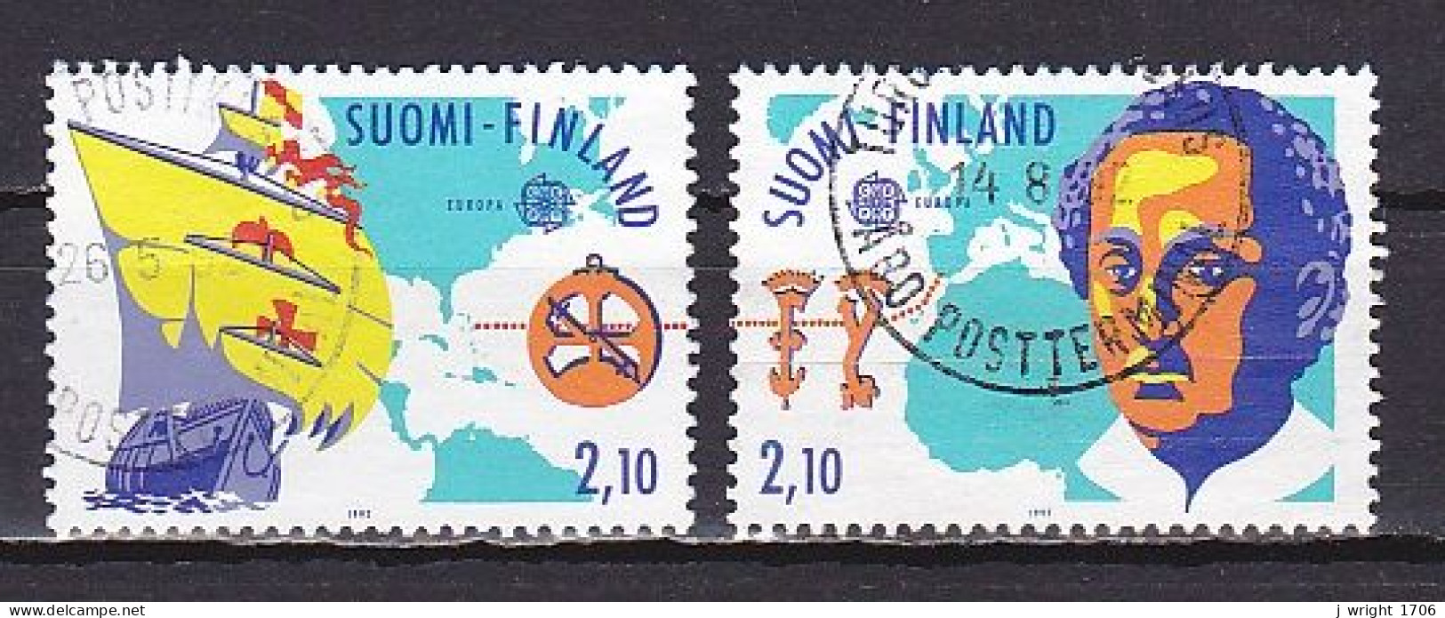 Finland, 1992, Europa CEPT, Set, USED - Gebruikt