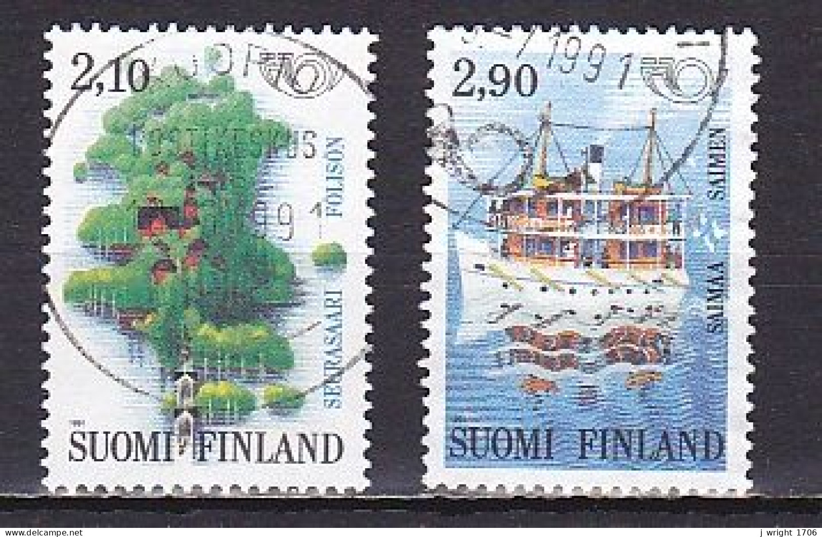 Finland, 1991, Nordic Co-operation, Set, USED - Gebruikt
