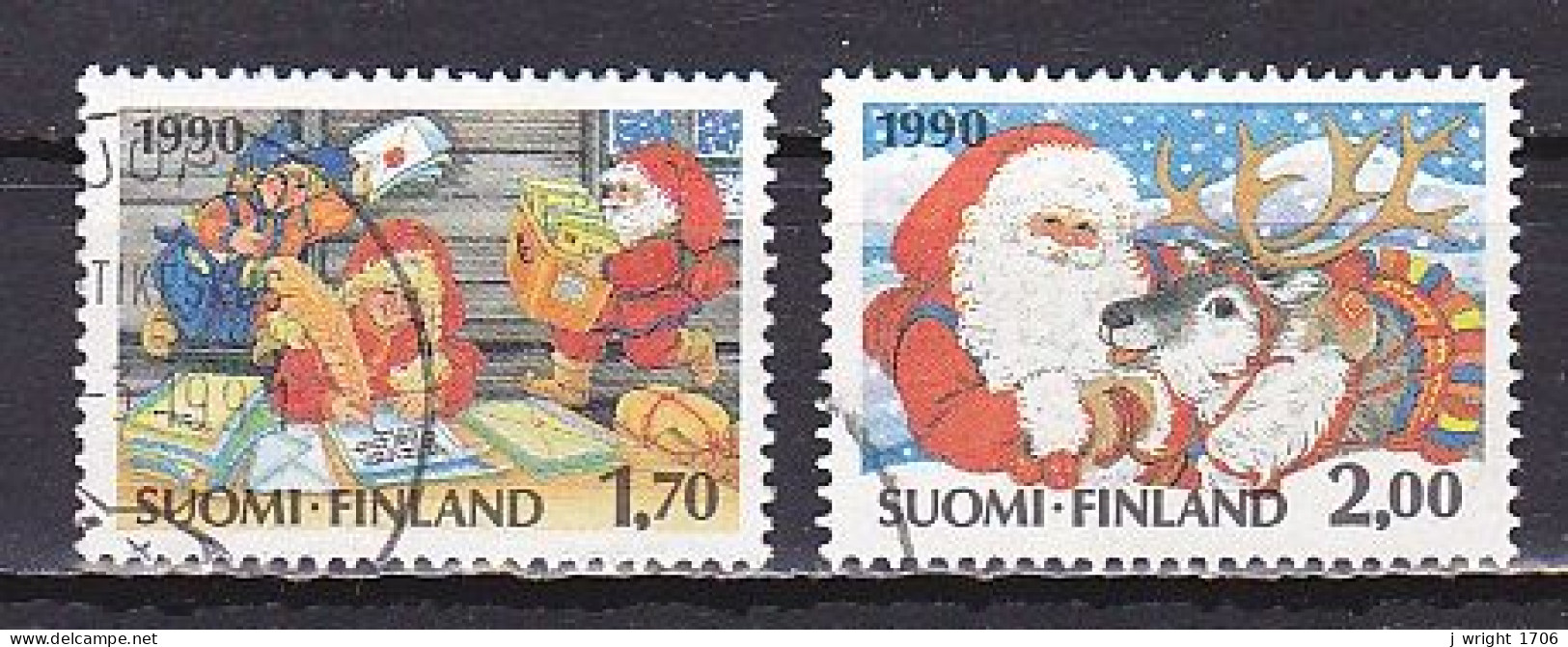 Finland, 1990, Christmas, Set, USED - Used Stamps