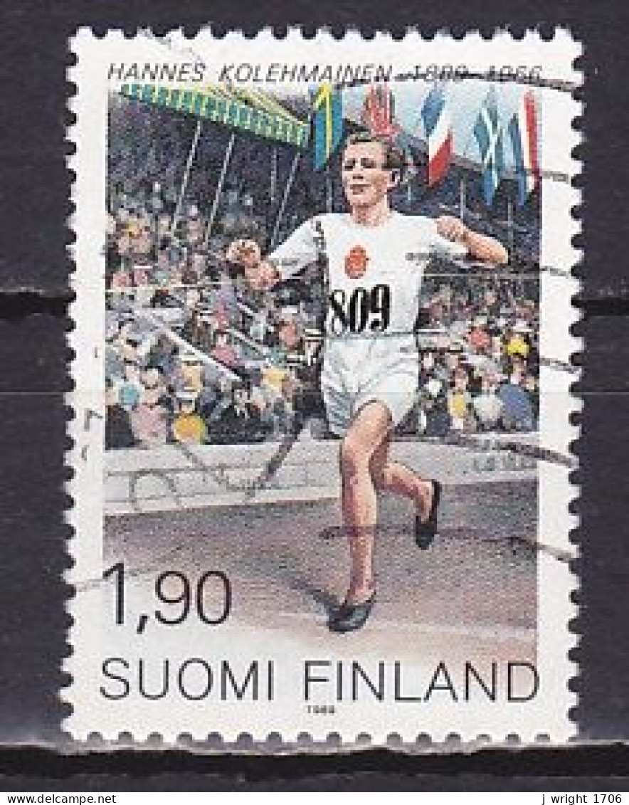 Finland, 1989, Hannes Kolehmainen, 1.90mk, USED - Oblitérés