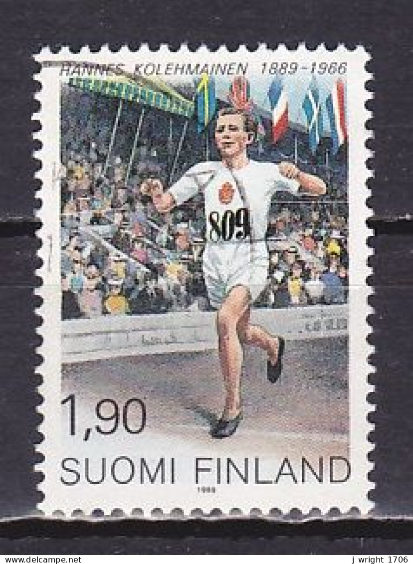 Finland, 1989, Hannes Kolehmainen, 1.90mk, USED - Used Stamps