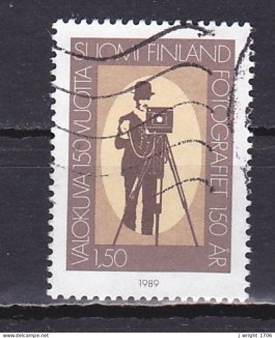 Finland, 1989, Photography 150th Anniv, 1.50mk, USED - Used Stamps