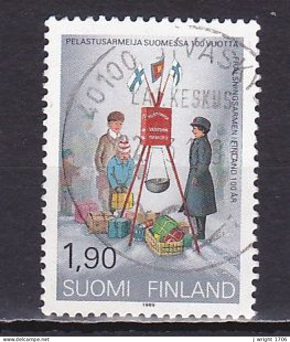 Finland, 1989, Salvation Army In Finland Centenary, 1.90mk, USED - Gebruikt