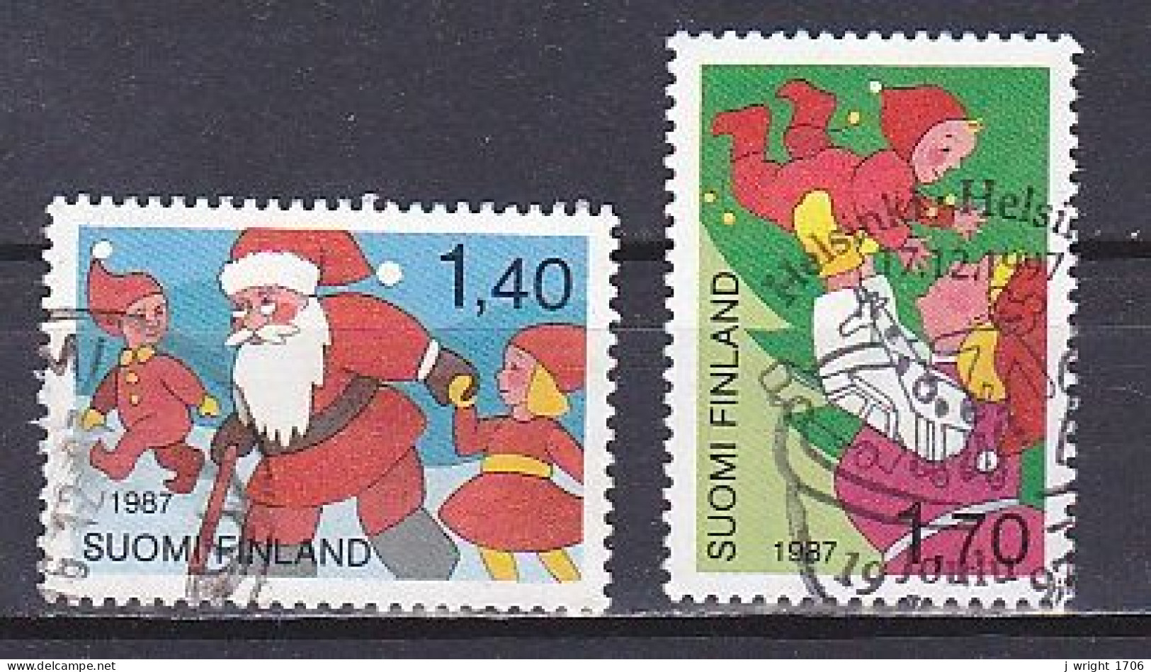 Finland, 1987, Christmas, Set, USED - Used Stamps