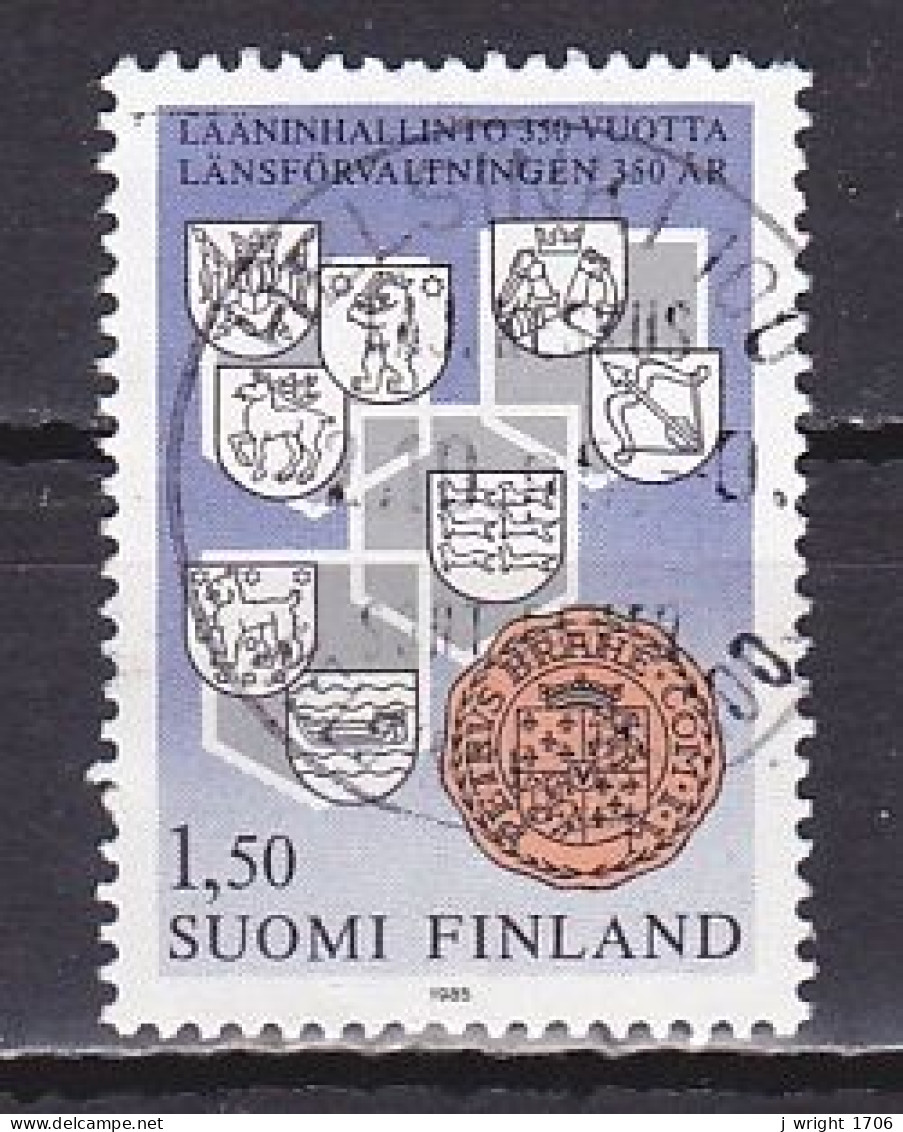 Finland, 1985, Provincial Administration 350th Anniv, 1.50mk, USED - Gebraucht